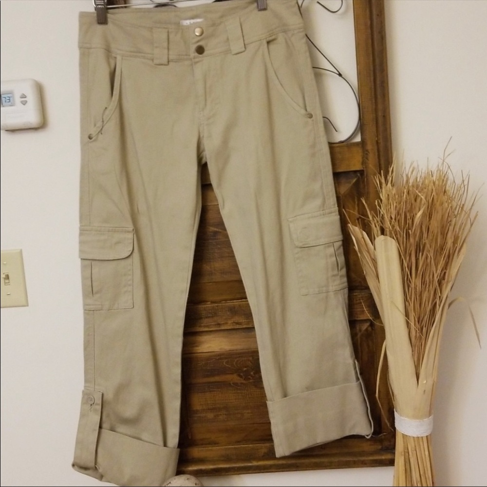 🌹🛍Kenar khaki capri pants🌹💜